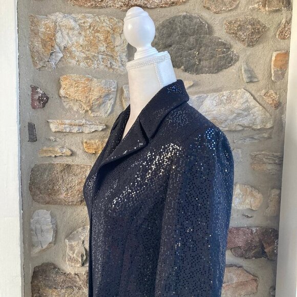 NWT Vintage ST. JOHN EVENING Santana Paillette Sequin Blazer Suit Jacket $1995 - Picture 9 of 16